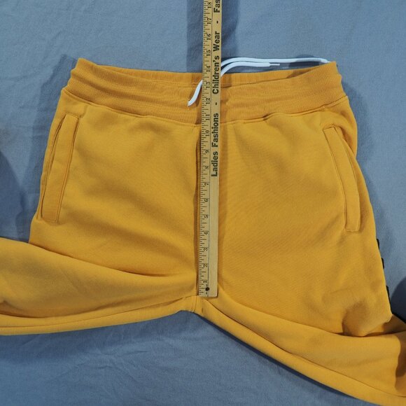 Vintage Southpole Pants Mens Extra Large Yellow Apollo Logo Street Court Joggers - Picture 9 of 13